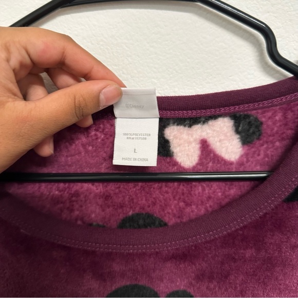 Purple Disney Sweater with Minnie Mouse - Picture 4 of 6
